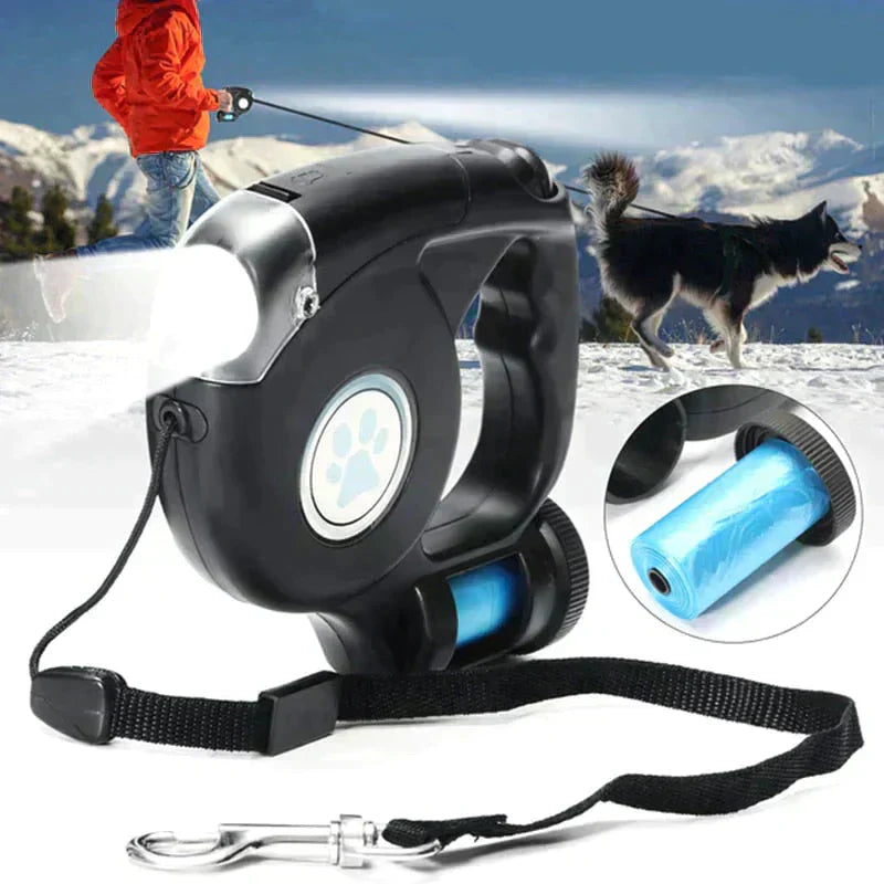 3-in-1 Retractable Dog Leash—walk