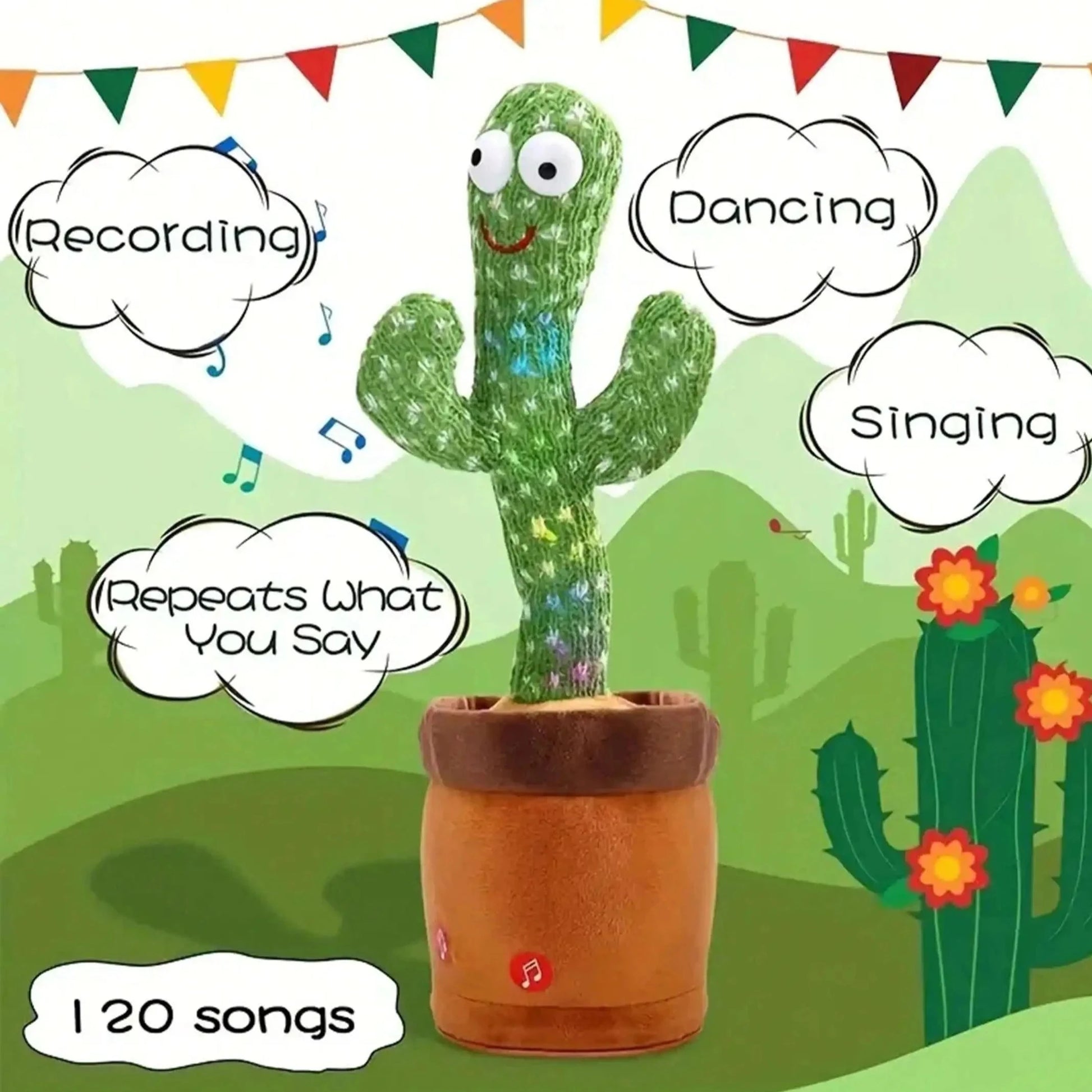 Dancing Talking Cactus Toys